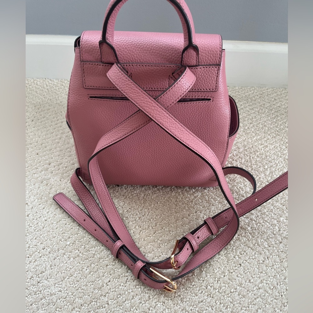 Tory Burch Thea Mini Backpack in Pink Magnolia - NWT - Picture 8 of 8